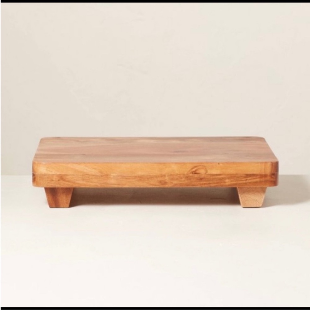 10” x 13” Magnolia Hearth & Hand Footed Wood Serving Trivet